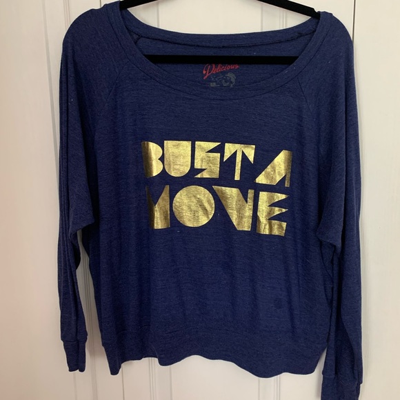 Delicious Vinyl Bust a Move Dolman Style Shirt - Picture 1 of 6